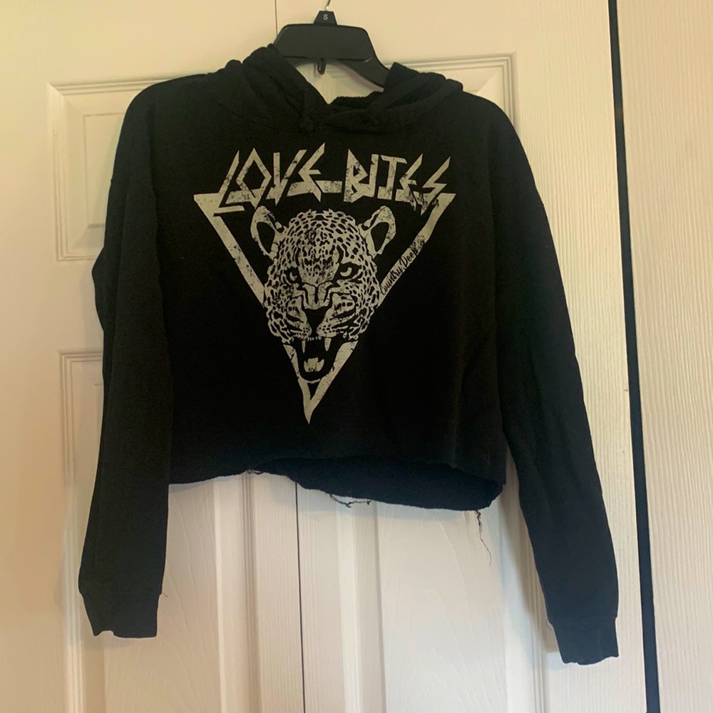 Country Deep cropped hoodie